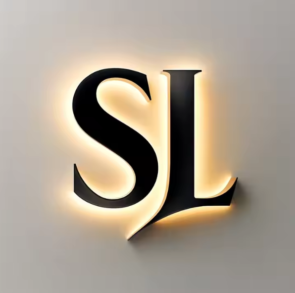3D Backlit Business Sign, Storefront sign, LED Metal Sign, Light up Logo sign, Company sign, Business Signboard,Custom Salon Sign, Cafe Sign