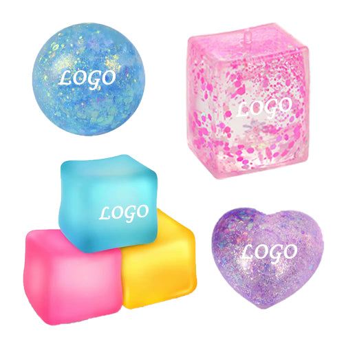 Sensory Stress Anxiety Squeeze Dough Balls Relief Stress Rainbow Balls Squishy Toys for Kids