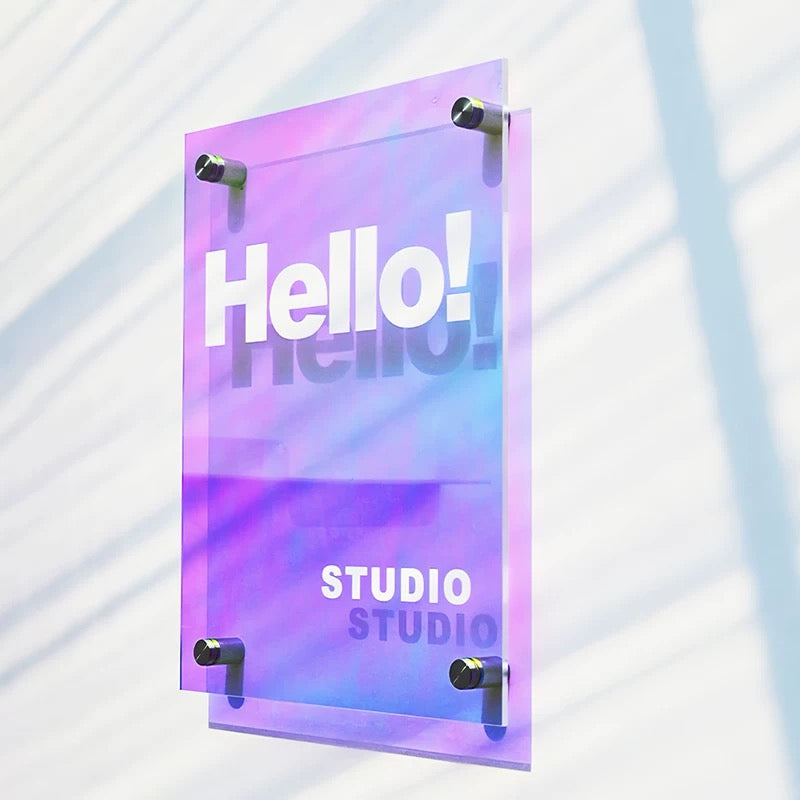 Custom Acrylic Logo Sign