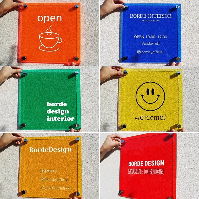 Custom Acrylic Logo Sign