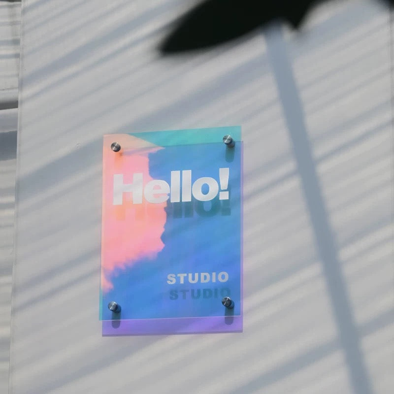 Custom Acrylic Logo Sign