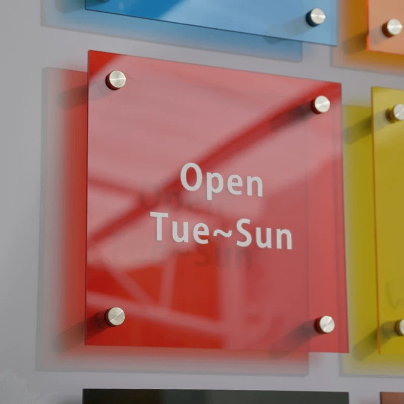 Custom Acrylic Logo Sign
