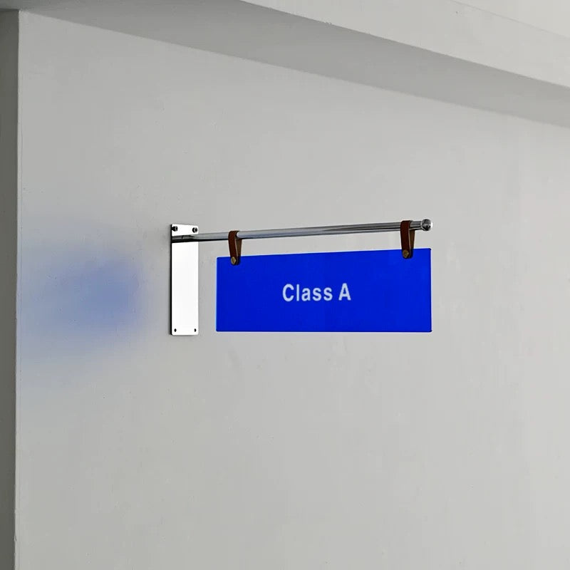 Custom Business Side Baffle Sign