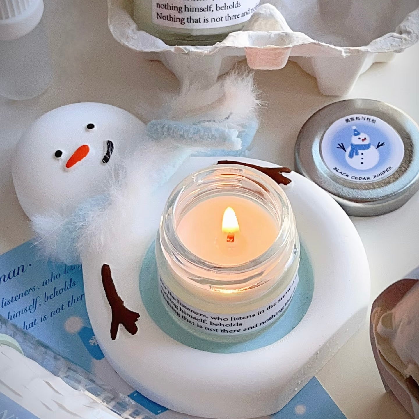 Cute Wax Melts Cartoon Scented Candle Gift