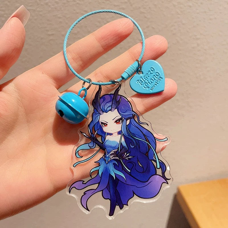 Nezha Naohai Small Keychain Stuffed Doll Customized Women's School Bag Pendant Novelty Gifts for Wholesale