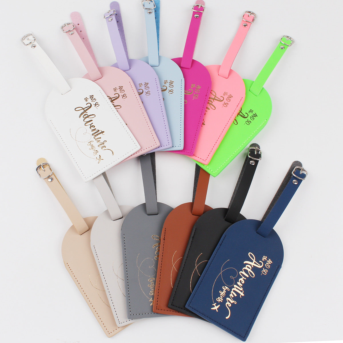 Hot Sale High Quality Fashion Design Embossed Text Travel Suitcase Custom PVC Rubber Luggage Tags for Baggage Accessories