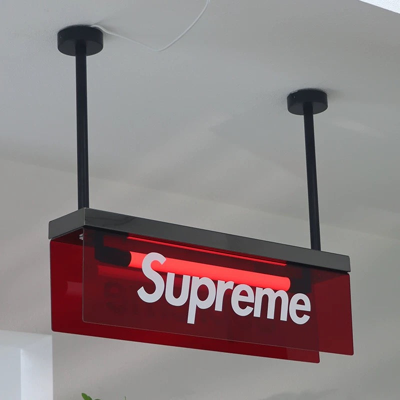 Custom Hanging Business Light Box