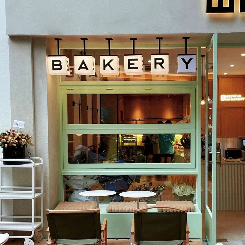 Custom Hanging Business Light Box