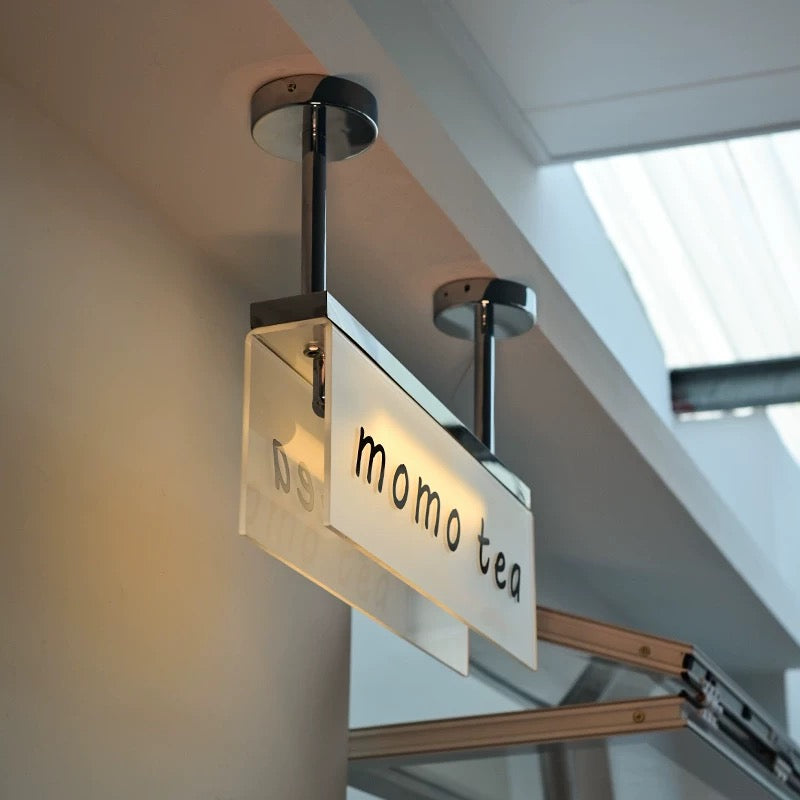 Custom Hanging Business Light Box