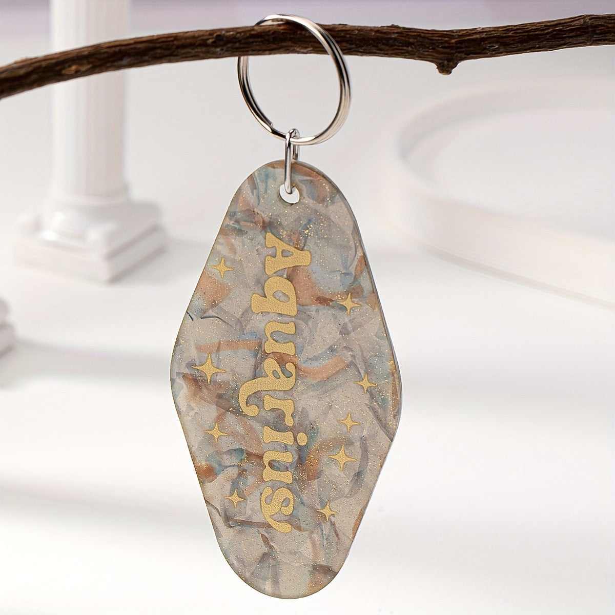 Custom Gold Keychain Personalised Keyrings Promo