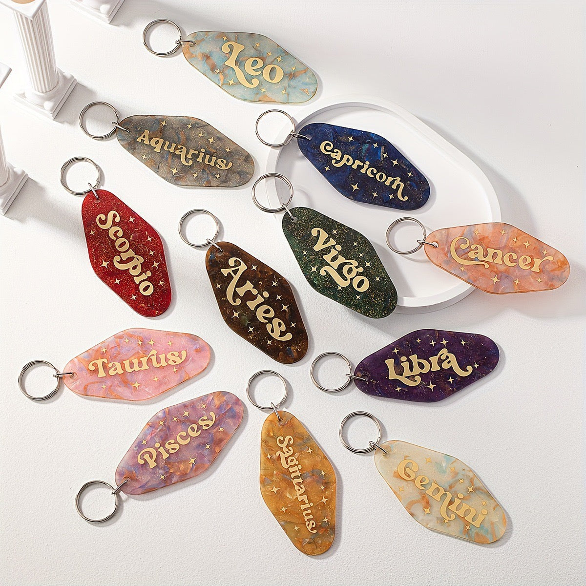 Custom Gold Keychain Personalised Keyrings Promo