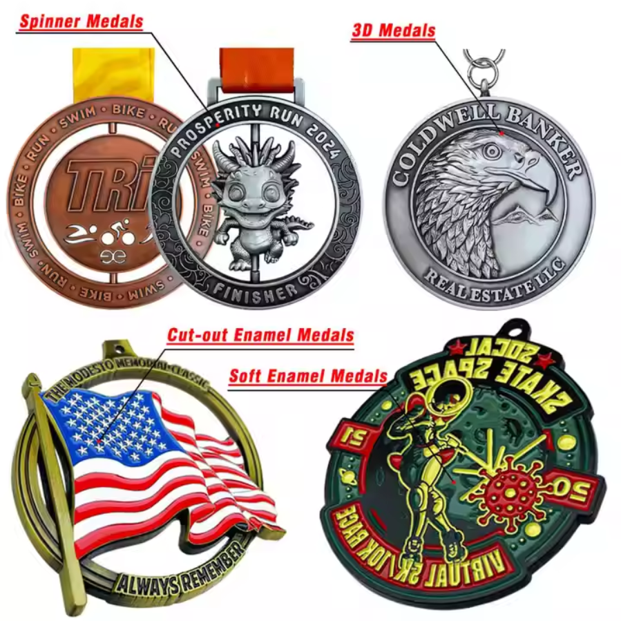 Design Your Own Medals Sports Metal Custom 3d Zinc Alloy Metal Taekwondo Soccer Football Medals Marathon Running Sport Medal