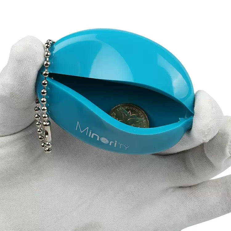 Custom Rubber Coin Purse Keyring Oval Coin Keychain Promo