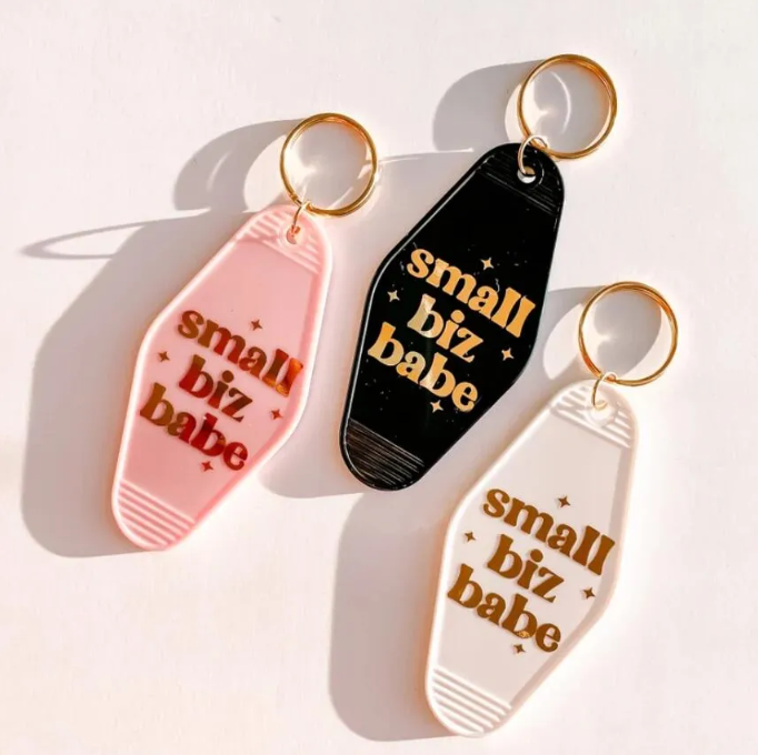 Blank Motel UV Printing Plastic Hot Stamp Key Chains Glitter Acrylic Motel Keychain Custom Design Keyring Hotel Keychains