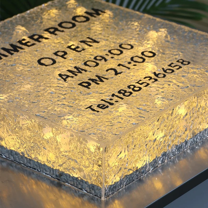 Custom LED Ripple Wave Sign Light