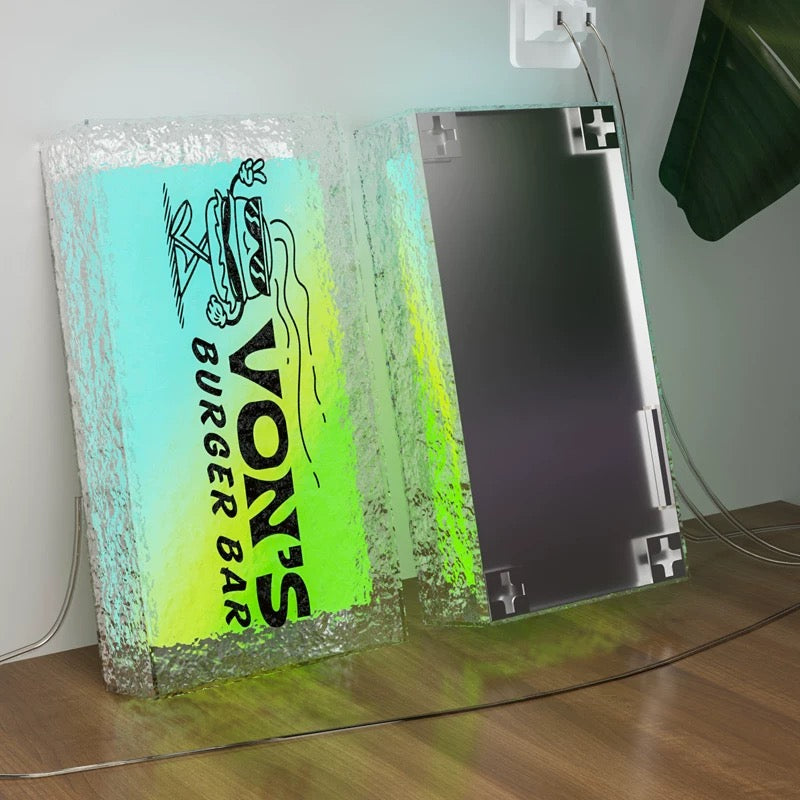 Custom LED Ripple Wave Sign Light