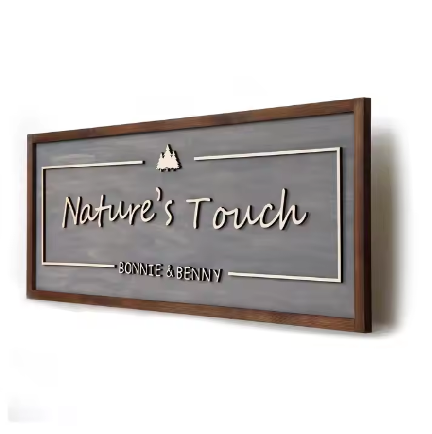 Customize Signs Wood Sign,Company Business Woodworking Signs