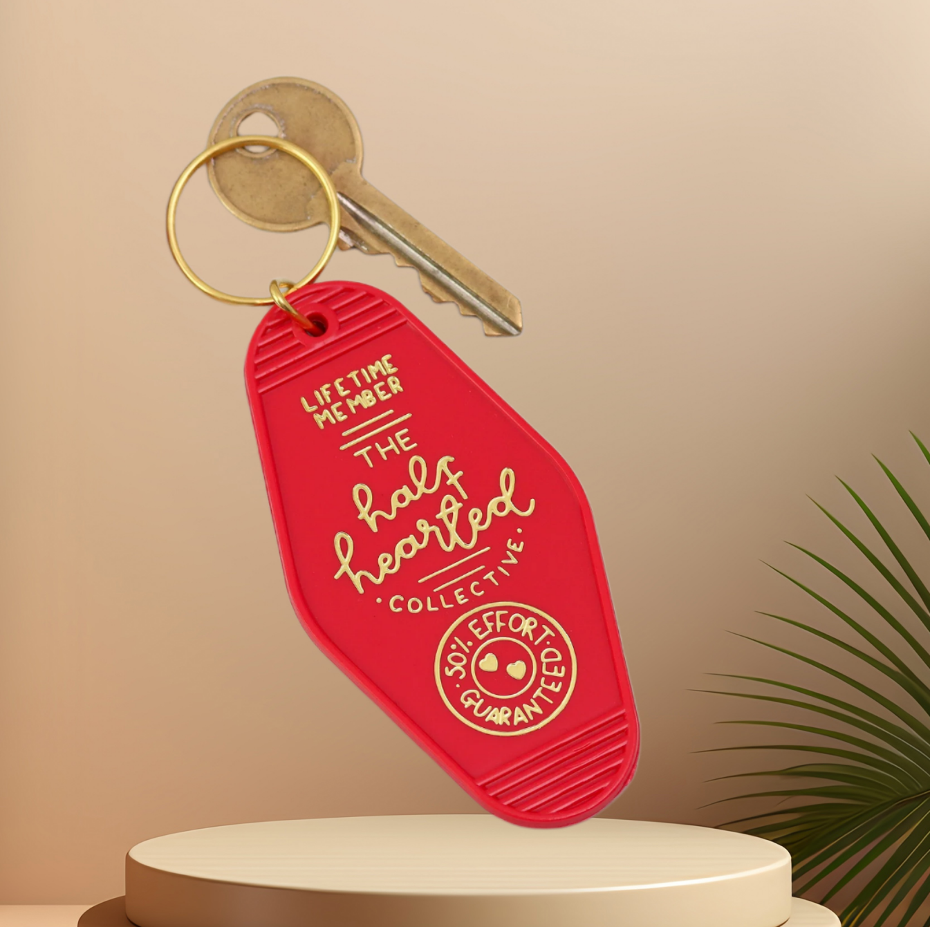 Custom logo Printing Blank Plastic Hotel Room Key Tags Grave pink Acrylic Motel Keychains