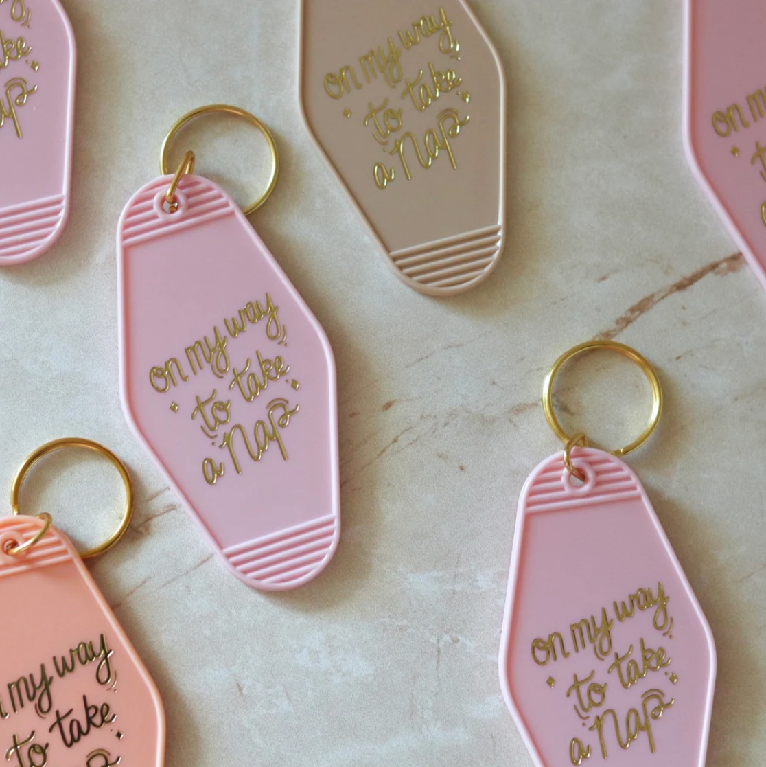 MultiColorCustomCheapHotstampinglogoplasticmotelTagkeychainHotelRoomTagKeyring