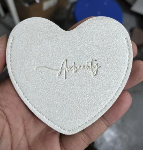 Factory Custom Made Your Own Pu Key Chain Round Shape Car Logo Leather Photo Keychain Genuine Blank Leather Keyring