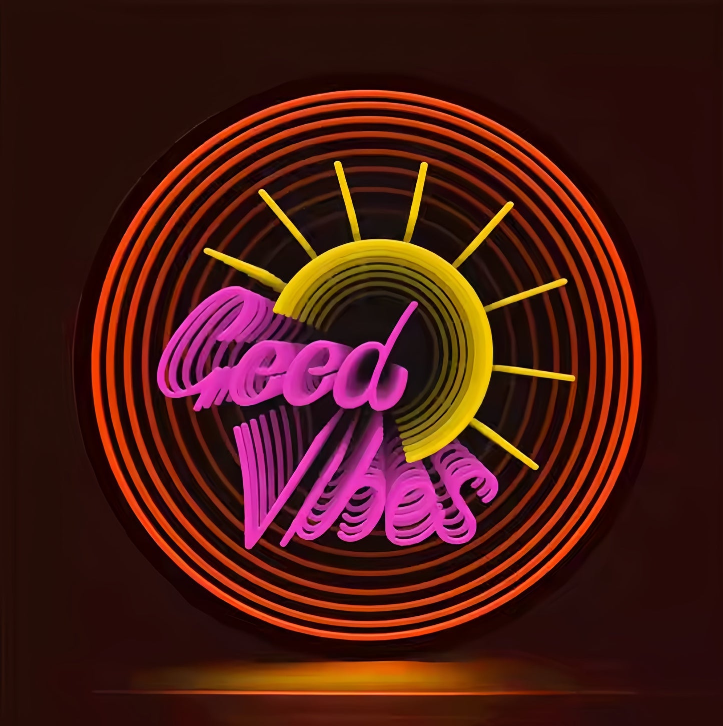 Custom Mirror Layer RGB Infinity Neon Sign Wall Mirror