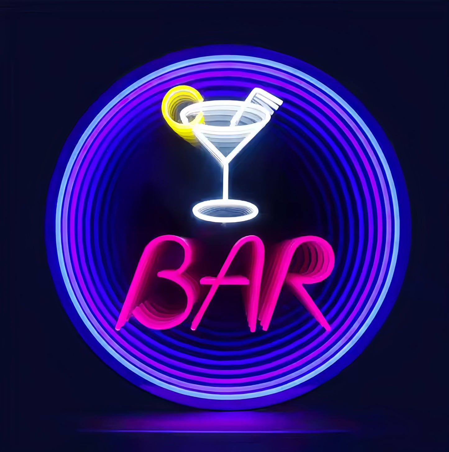 Custom Mirror Layer RGB Infinity Neon Sign Wall Mirror