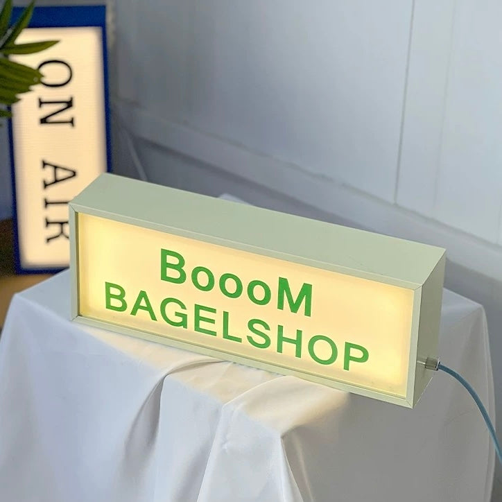Custom Retro Table LED Light Box