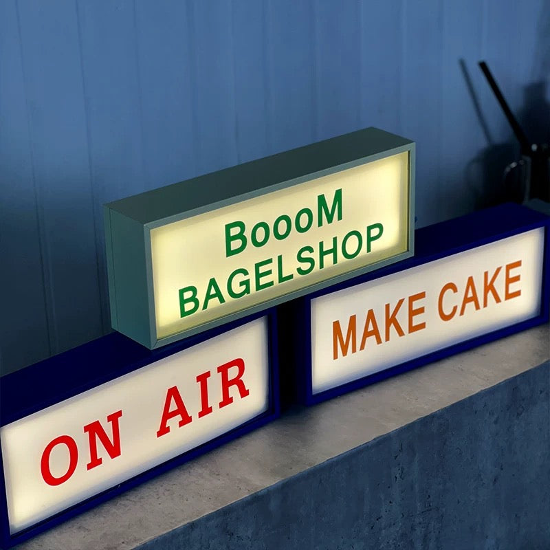 Custom Retro Table LED Light Box