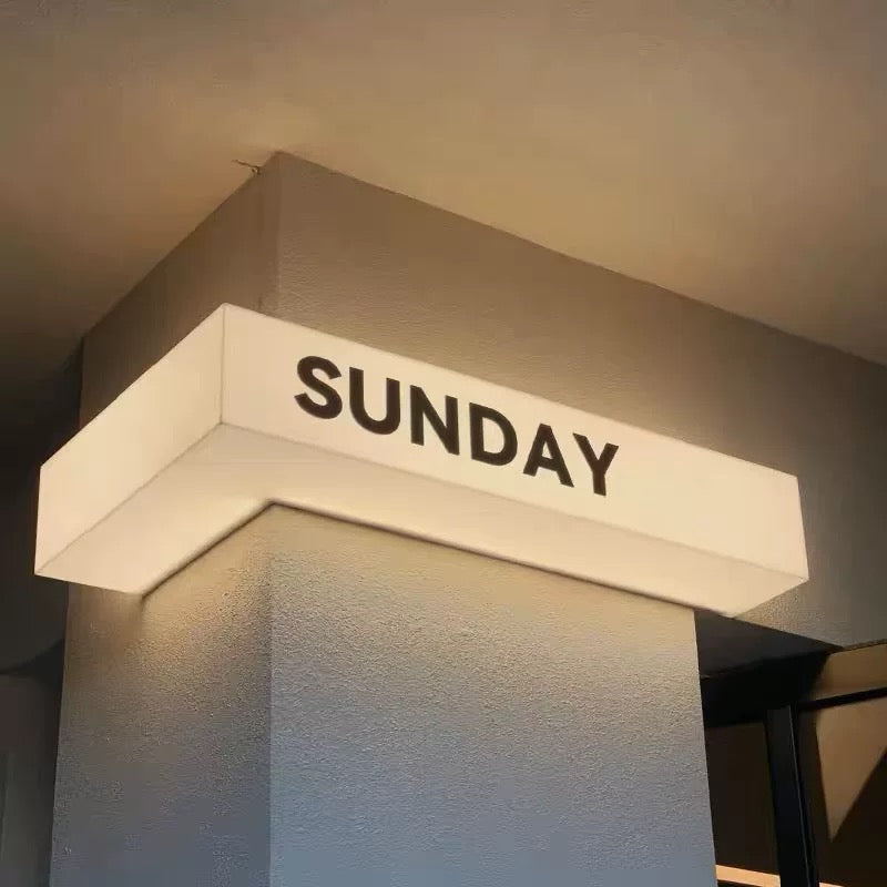 Custom LED Acrylic Sign Light Box
