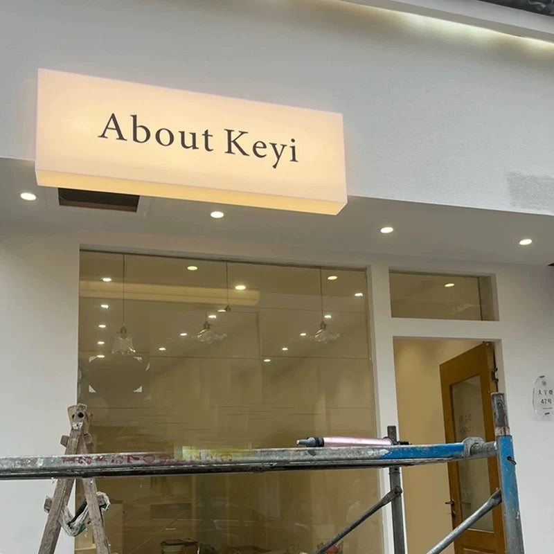 Custom LED Acrylic Sign Light Box