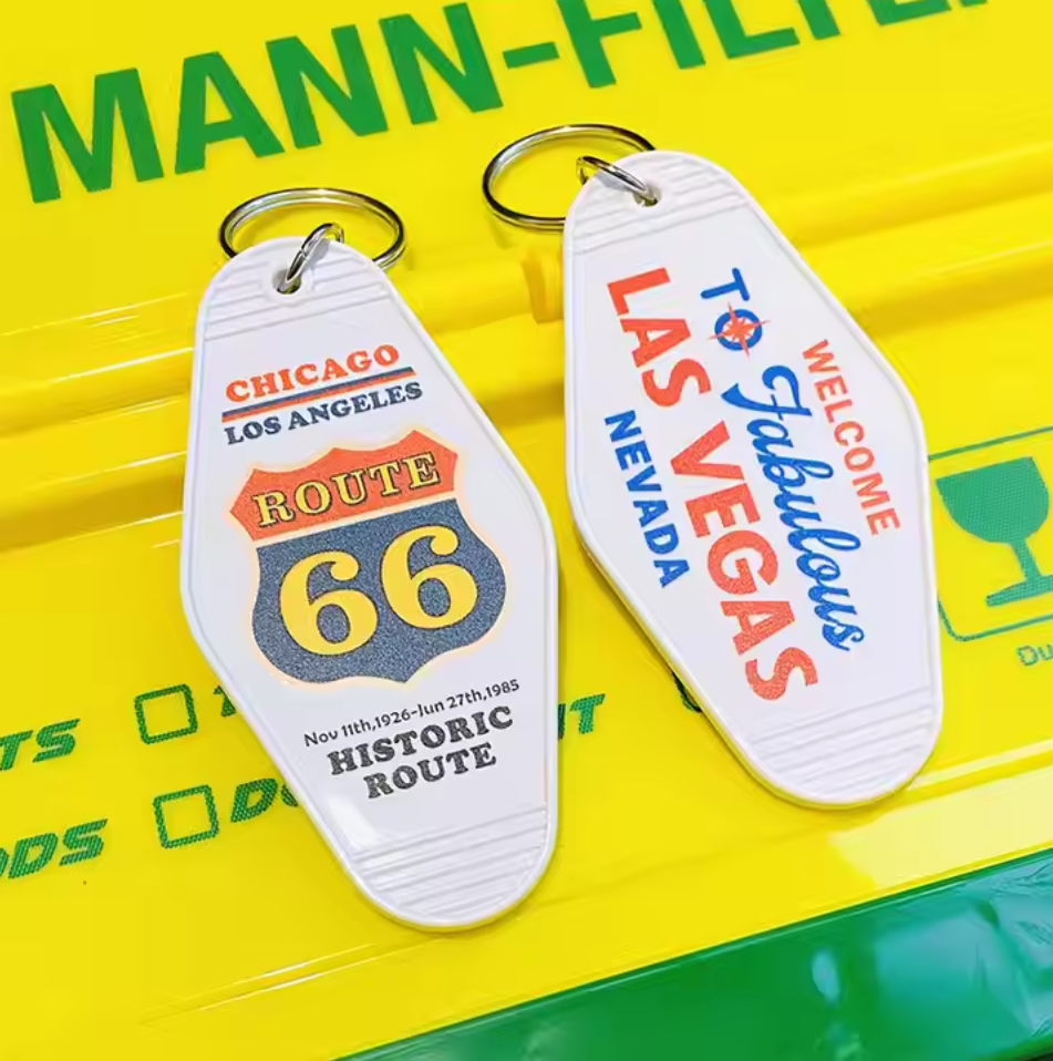 Customized Keychains | UV Printed Keyrings For Business Hotel Motel Promotional Products