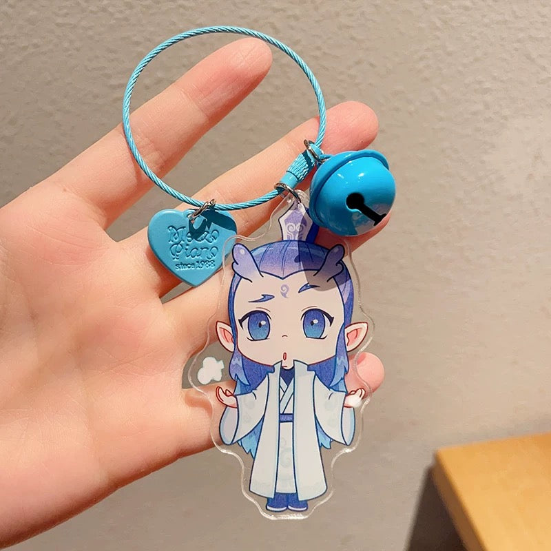 Nezha 2 Demon Child Naohai Acrylic Keychain Cute Ao Bing Nezha Movie Peripheral Small Backpack Pendant Gift Decorations