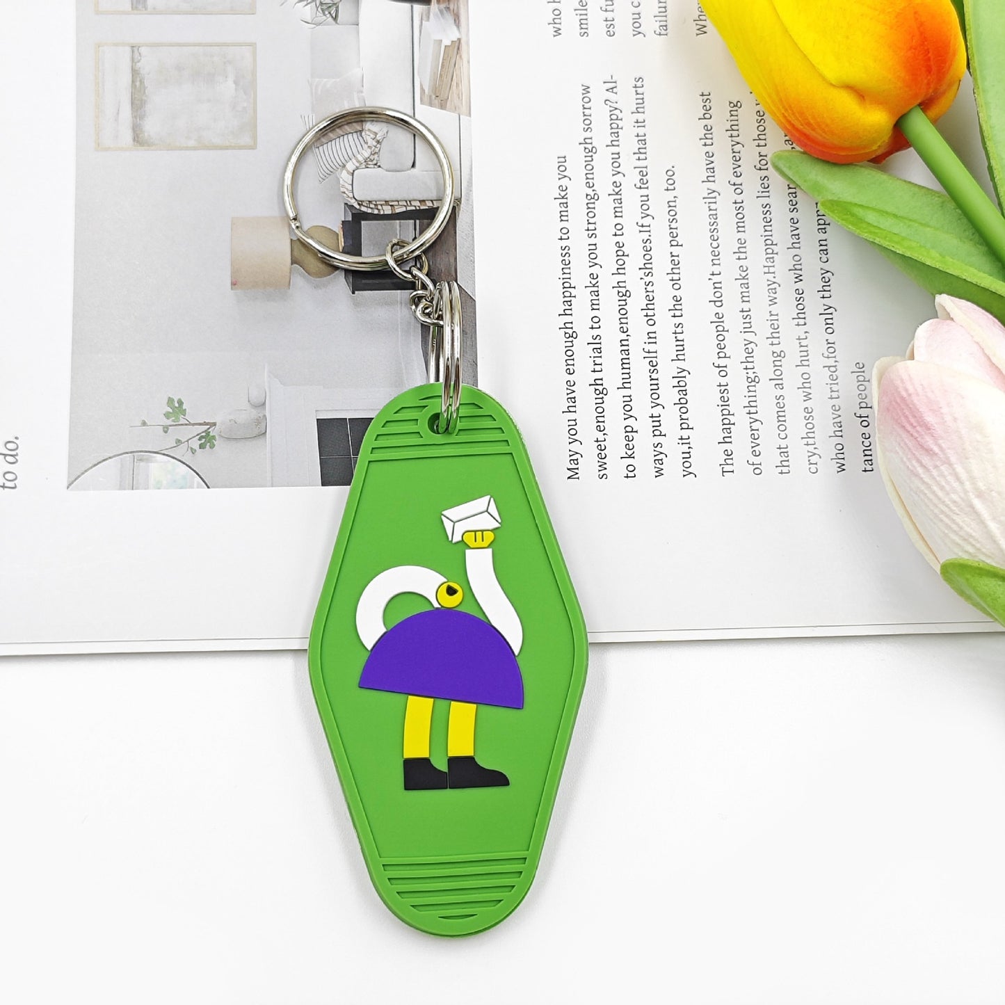 Personalised PVC Keyrings | Soft Keychain Promo