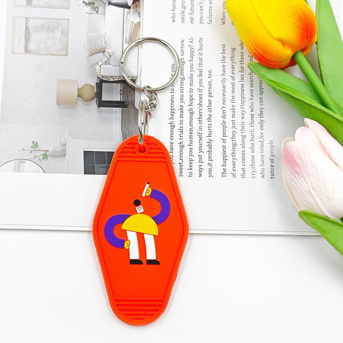 Personalised PVC Keyrings | Soft Keychain Promo