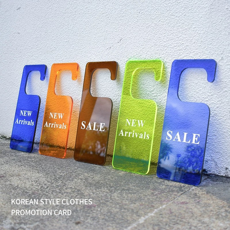 Custom Acrylic Clothing Label