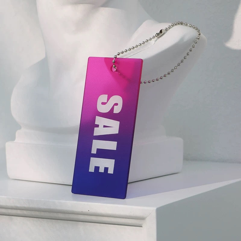 Custom Acrylic Clothing Label
