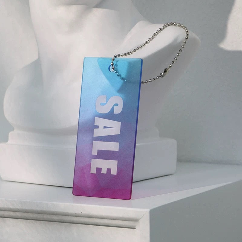 Custom Acrylic Clothing Label