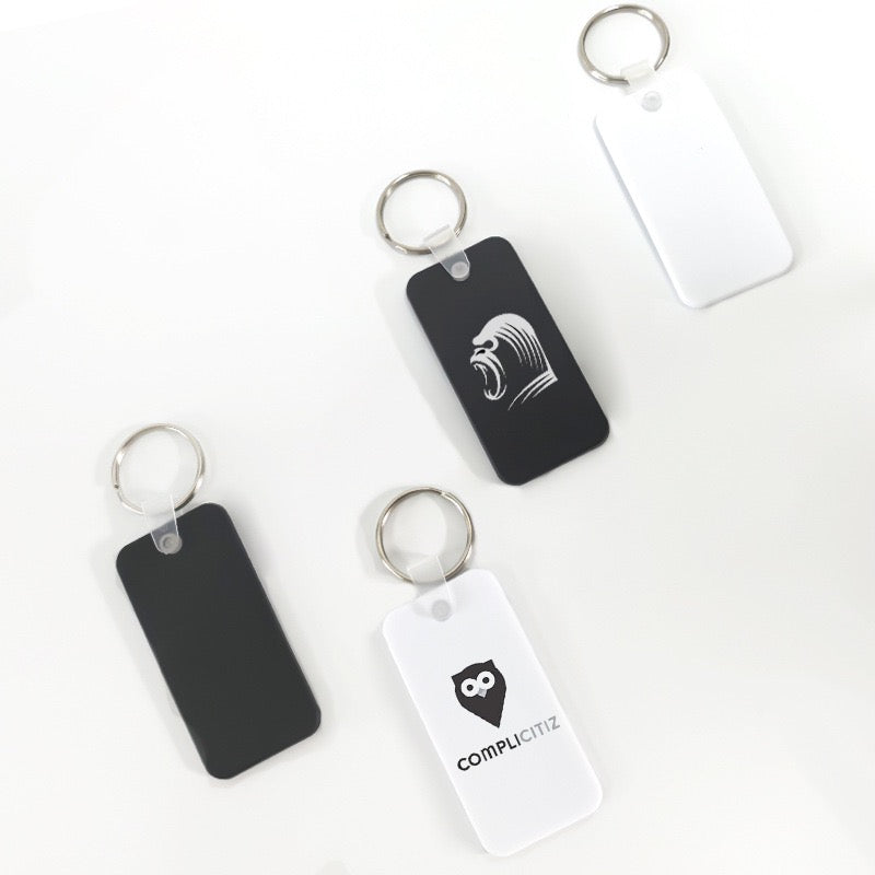 Personalised Rectangle Keyrings | Promo Corporate Gifts