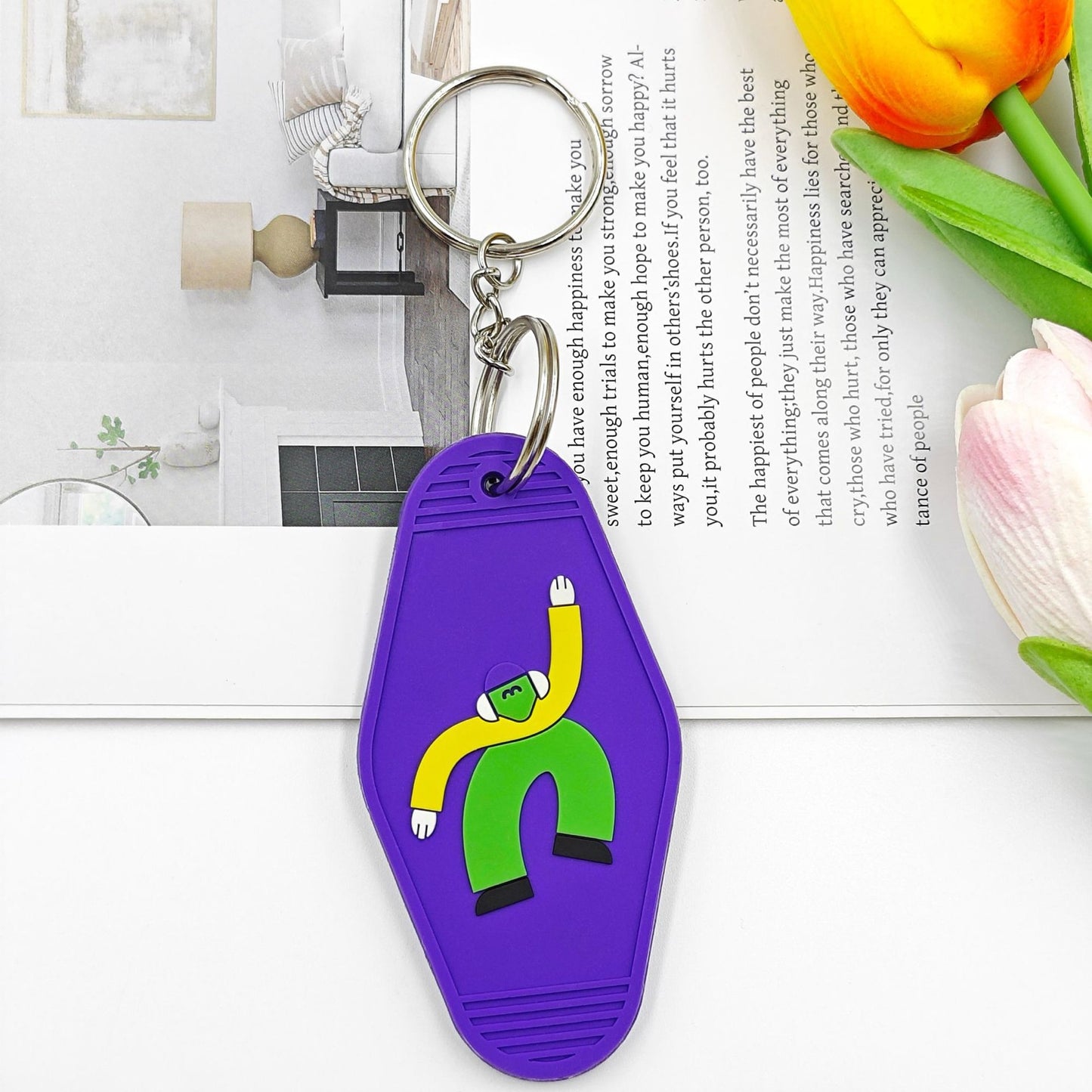 Personalised PVC Keyrings | Soft Keychain Promo