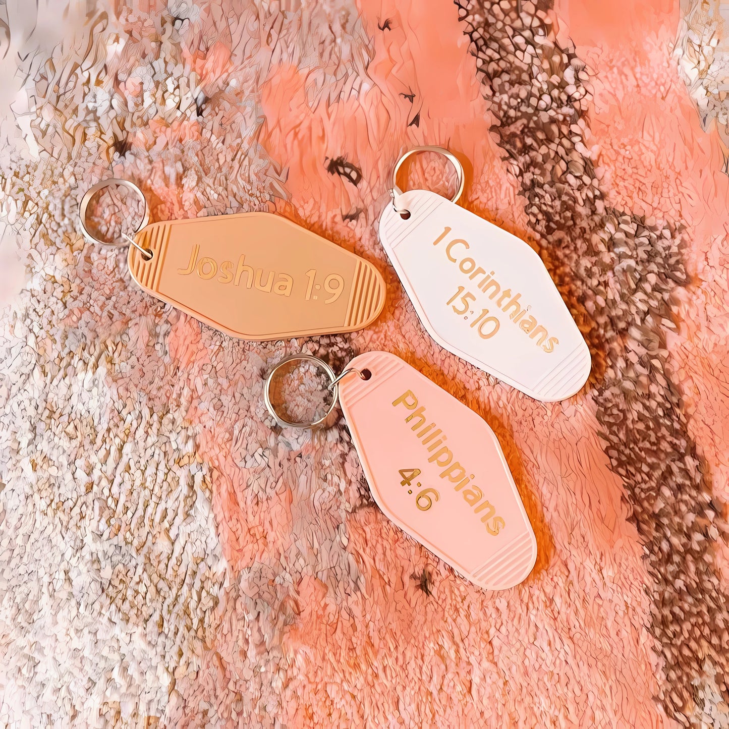 Personalised Laser Engraved Key ring | Gold Foil Keychain | Diamond Keytags Promo