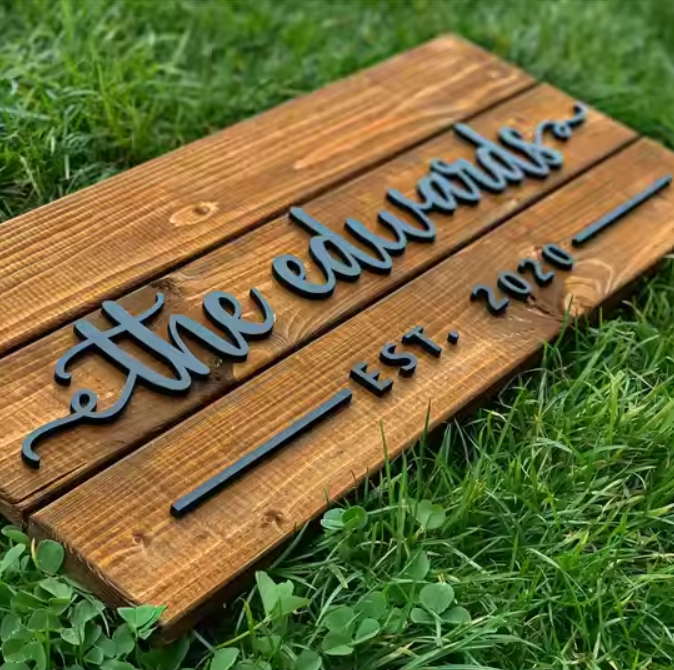 Customize Signs Wood Sign,Company Business Woodworking Signs