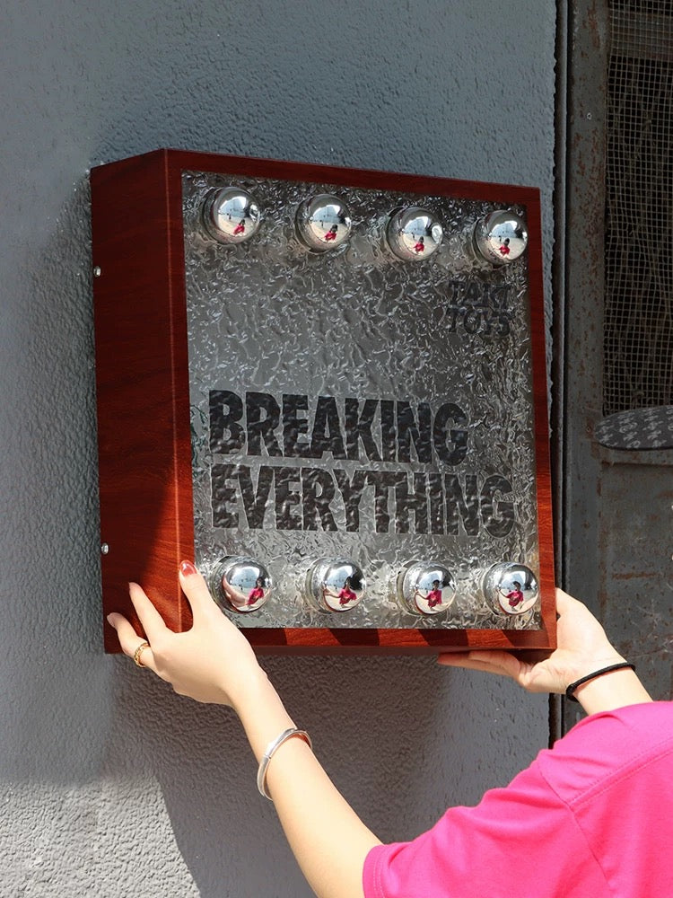 Custom Vintage Bulb Lamp Light Box