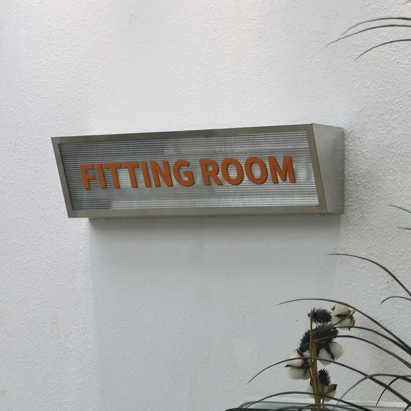 Custom Retro Vintage Sign Light Box