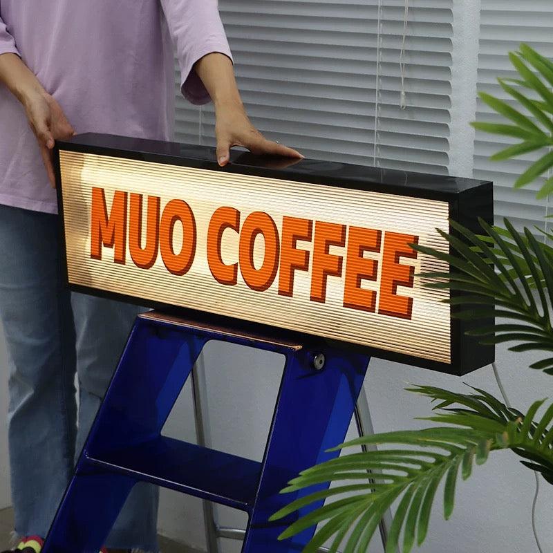 Custom Retro Vintage Sign Light Box