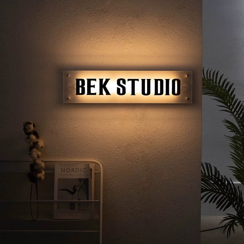 Custom Retro Vintage Sign Light Box