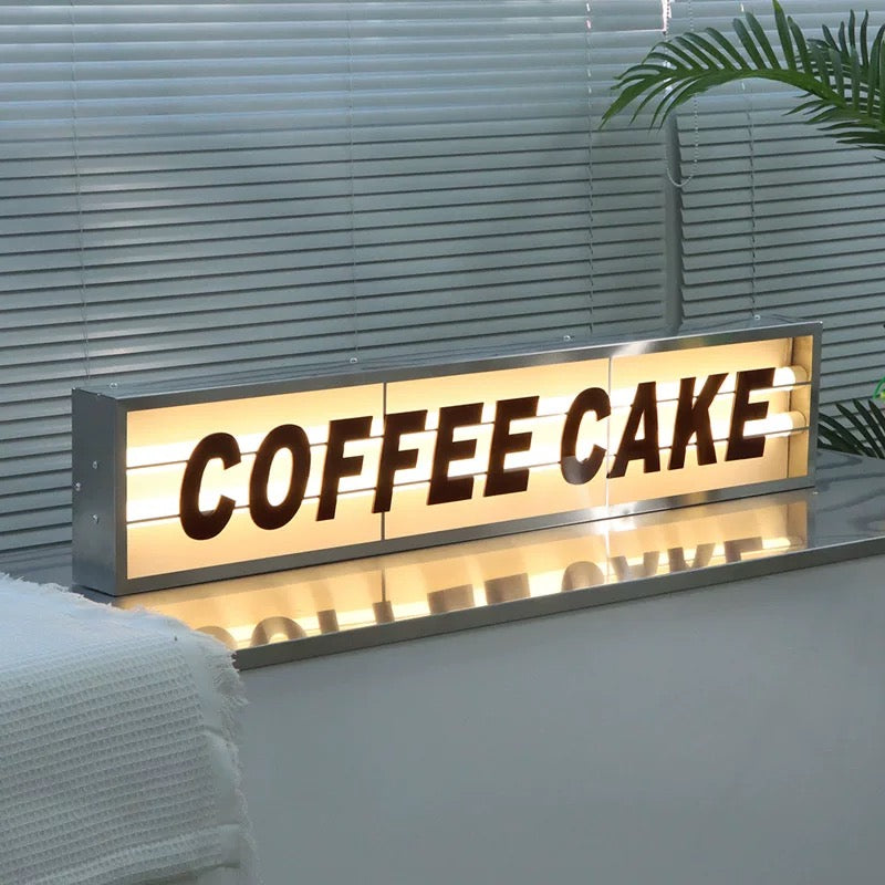 Custom Retro Vintage Sign Light Box