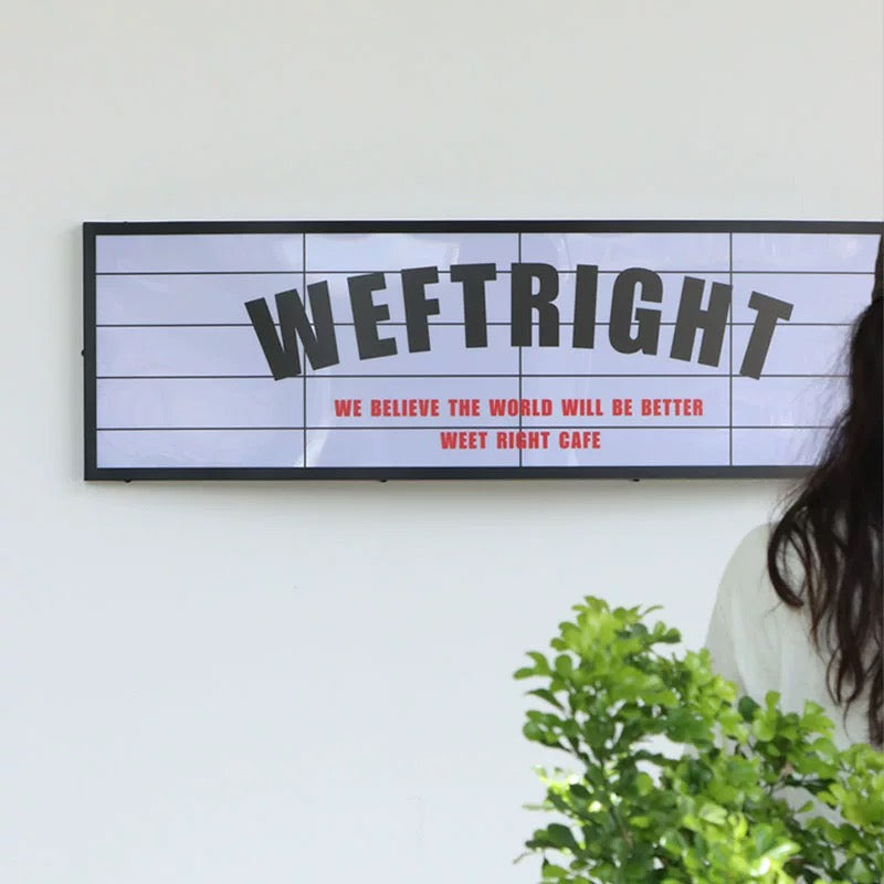Custom Retro Vintage Sign Light Box