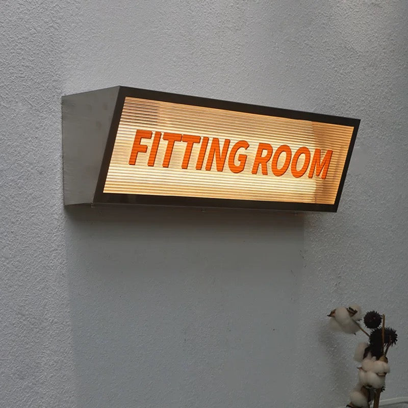 Custom Retro Vintage Sign Light Box