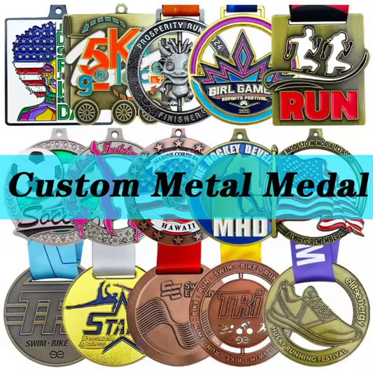 Wholesale Cheap Design Your Own Blank Zinc Alloy 3D Gold Award Marathon Running Custom Metal Sport Medal