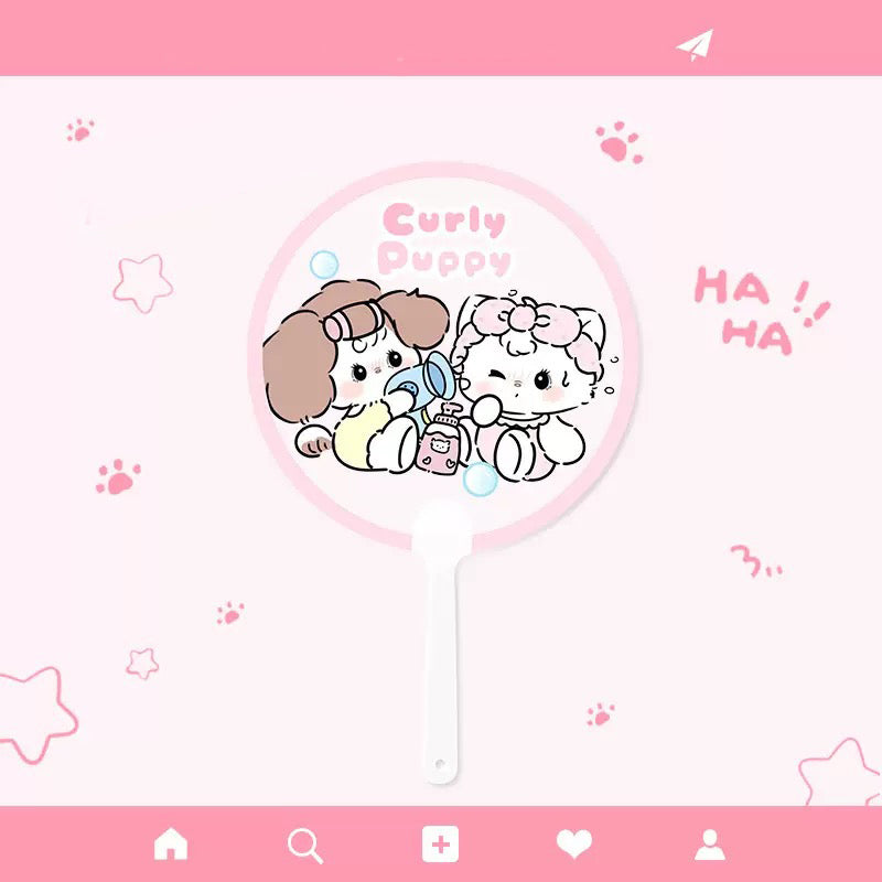 Custom PVC Handheld Fan Summer Gift Promo